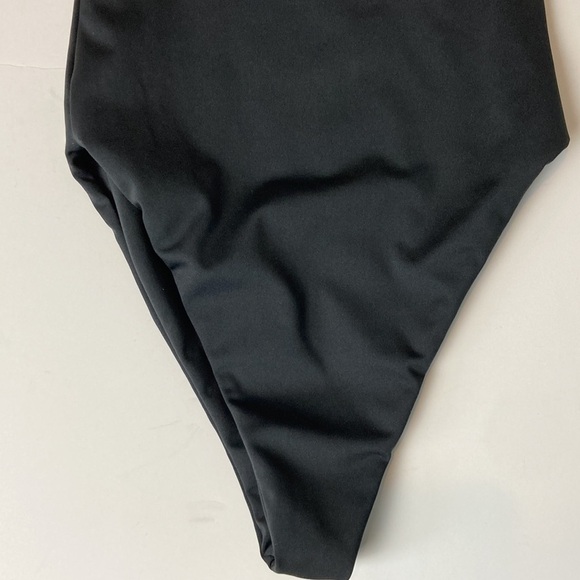 Aexae NWT One Shoulder One-Piece Bathing Suit Minimalist Classic Cheeky Vacation - Picture 10 of 16